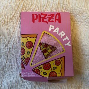 Pizza Party Socks NIB